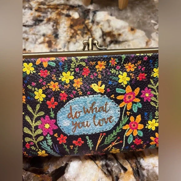 NATURAL LIFE Colorful Floral Wristlet Clutch - Picture 13 of 13